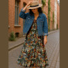 Printed Viscose ANTHEA Black / Green